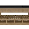 Kitchen Island (Oak) Four Drawer With Black Granite Top