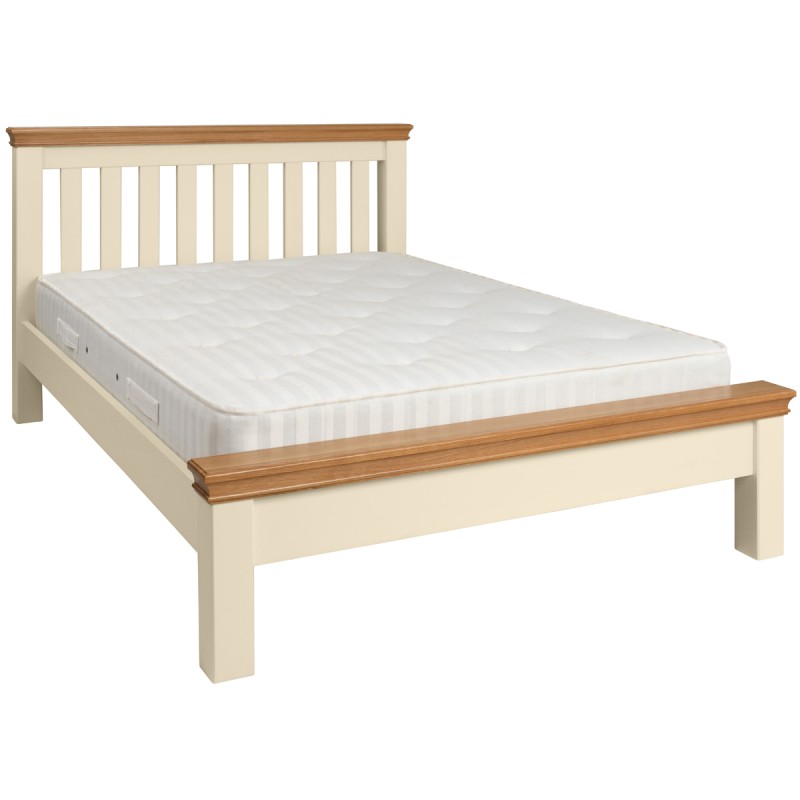 Lundy Painted Double 4'6'' Low Foot End Bed