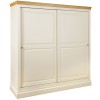 Lundy Painted Sliding Door Double Wardrobe 