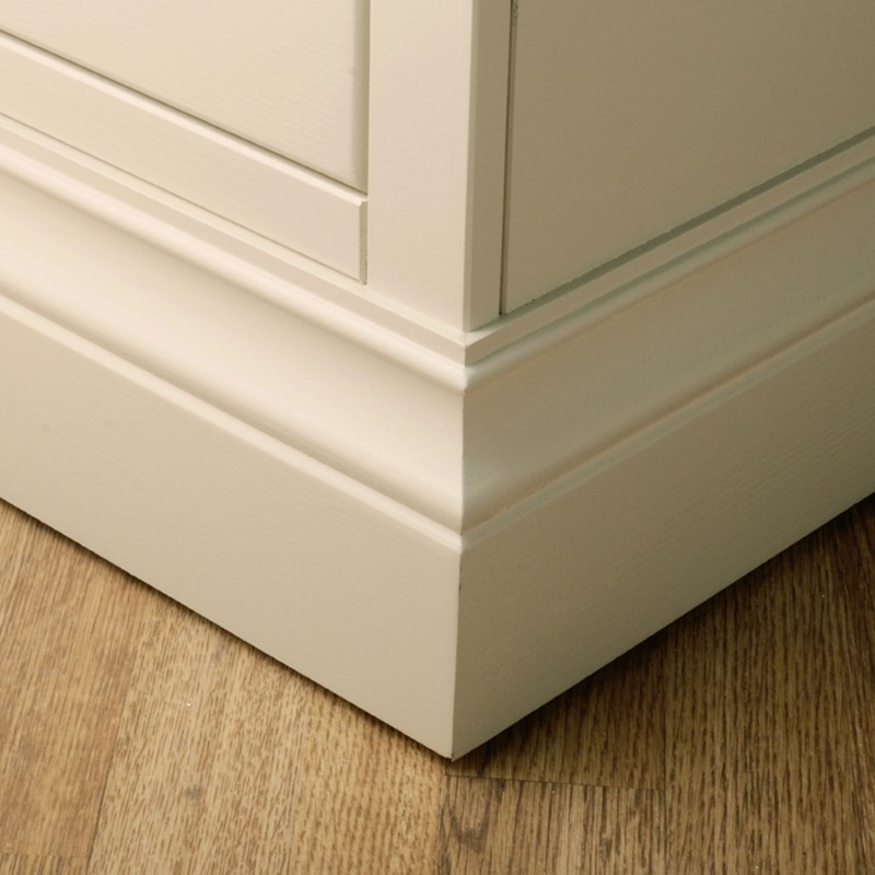 Lundy Painted Quad Wardrobe With Drawers