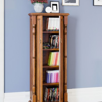 La Reine Mahogany DVD / CD Storage Cupboard