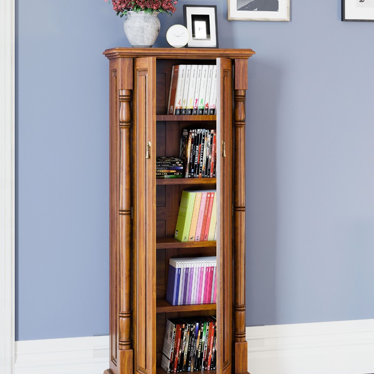 La Reine Mahogany DVD / CD Storage Cupboard