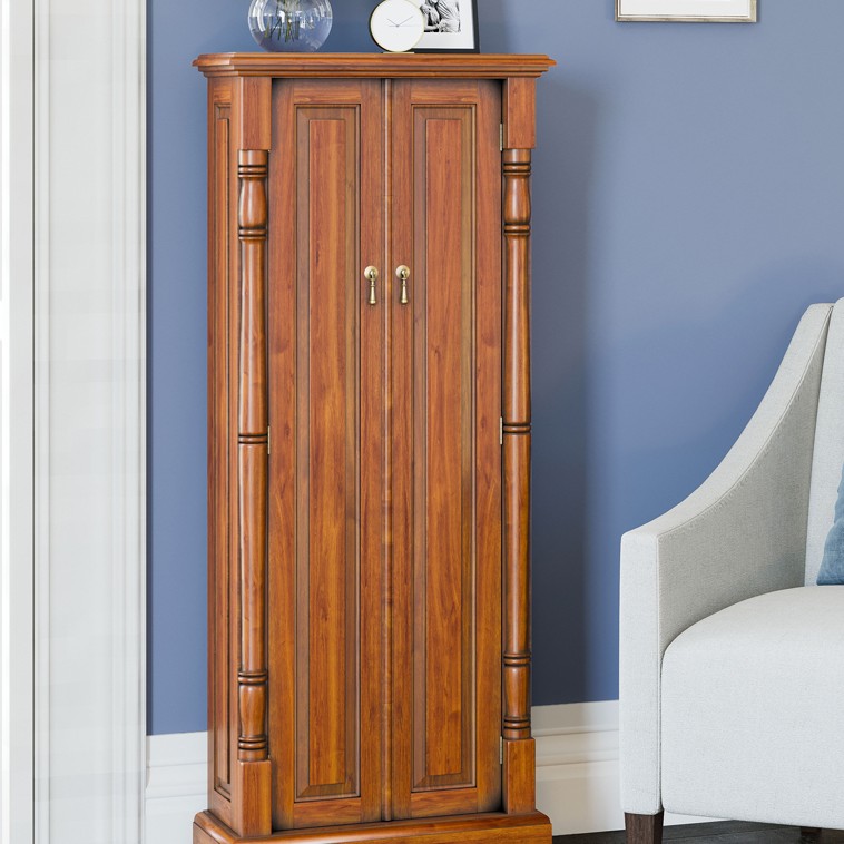 La Reine Mahogany DVD / CD Storage Cupboard