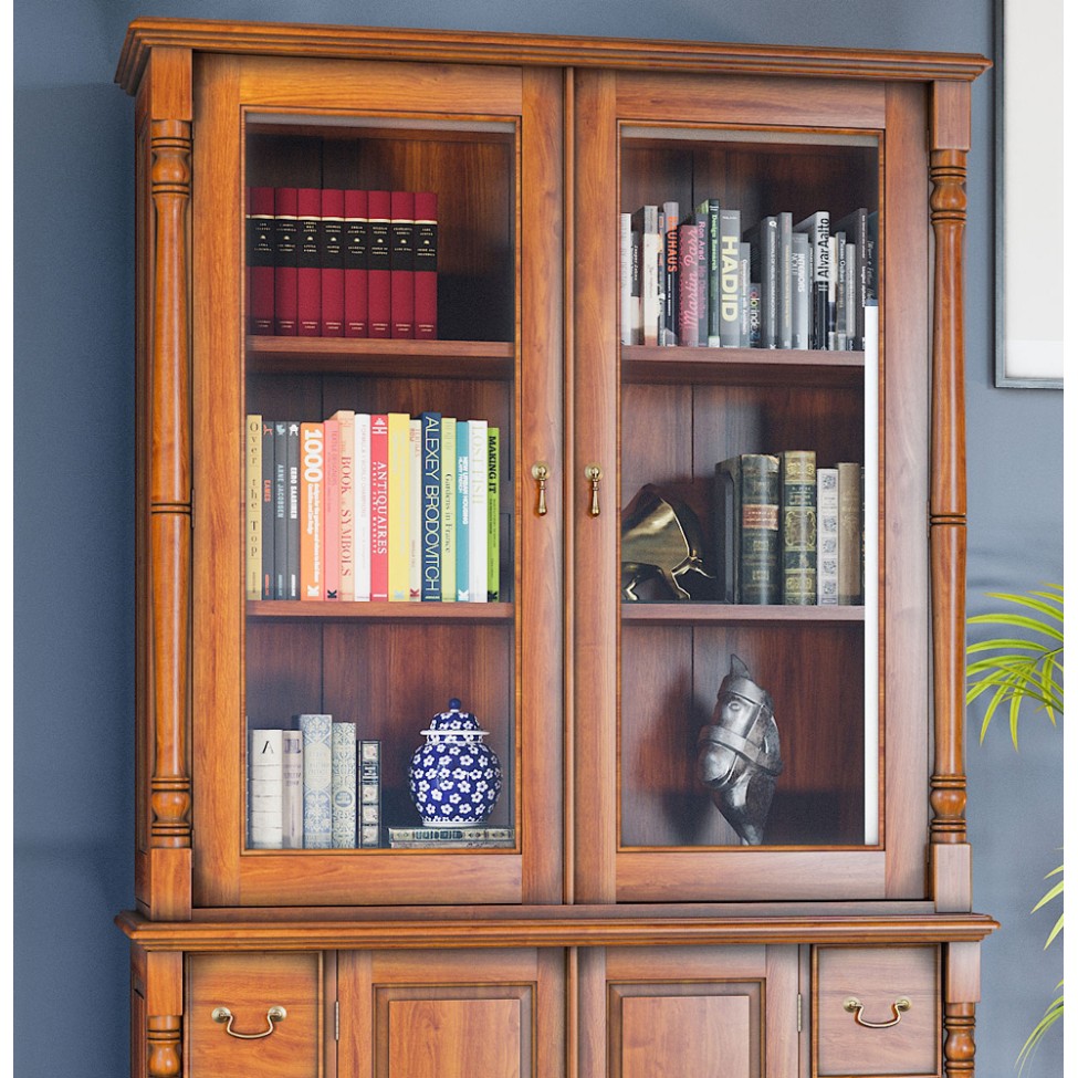 La Reine Mahogany Dresser Top (Hutch) **Dresser TOP ONLY