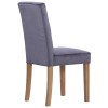 Moreton Oak Graphite Velvet Chair
