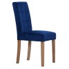 Moreton Oak Ocean Velvet Chair