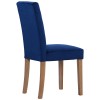 Moreton Oak Ocean Velvet Chair