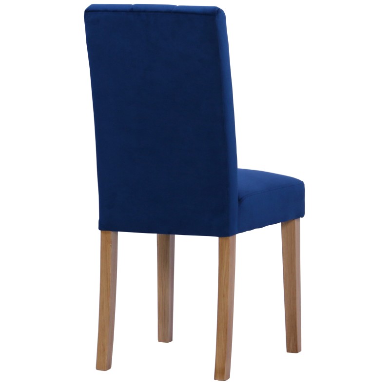 Moreton Oak Ocean Velvet Chair