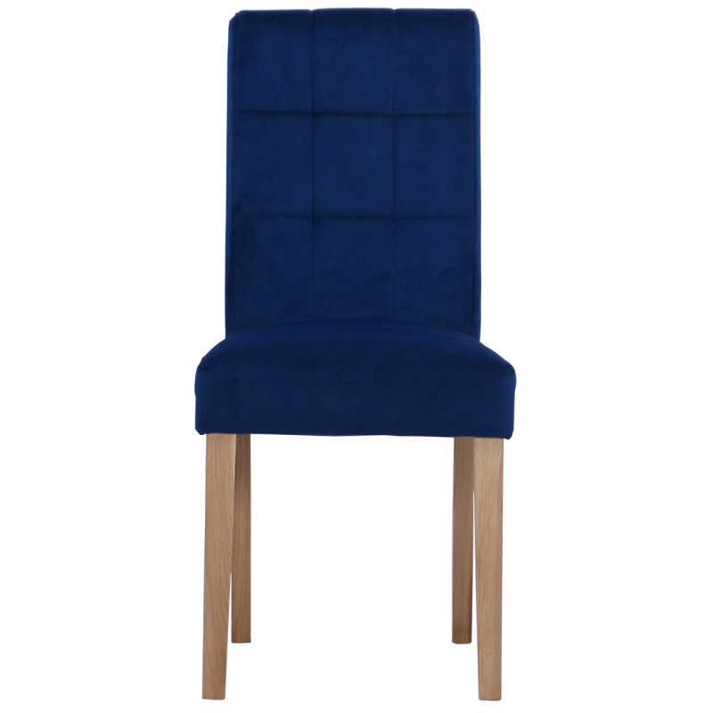 Moreton Oak Ocean Velvet Chair