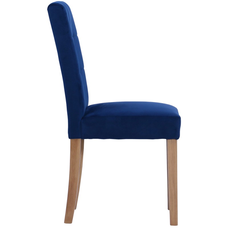 Moreton Oak Ocean Velvet Chair