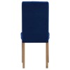 Moreton Oak Ocean Velvet Chair