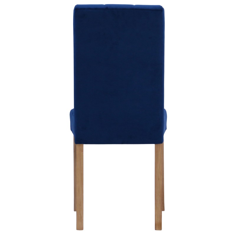 Moreton Oak Ocean Velvet Chair
