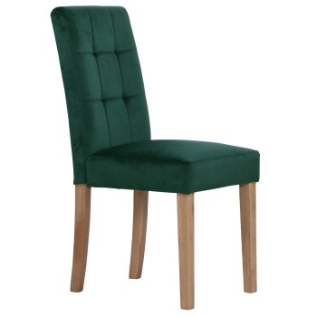 Moreton Oak Forest Velvet Chair
