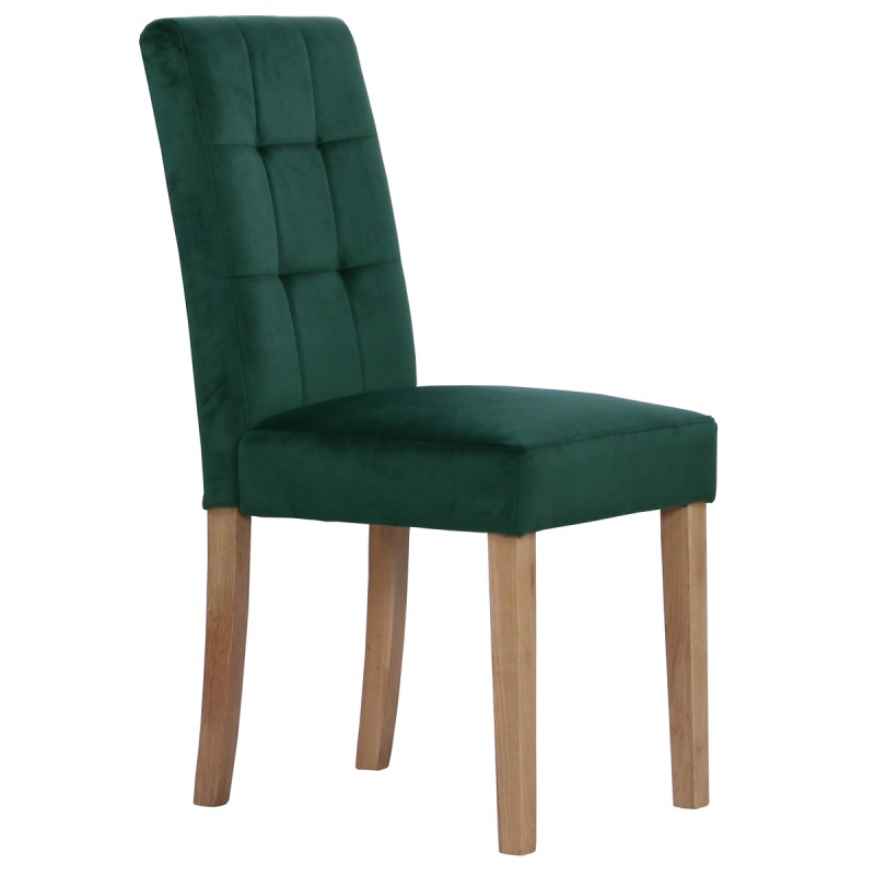 Moreton Oak Forest Velvet Chair