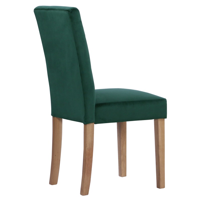 Moreton Oak Forest Velvet Chair