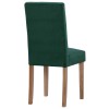 Moreton Oak Forest Velvet Chair