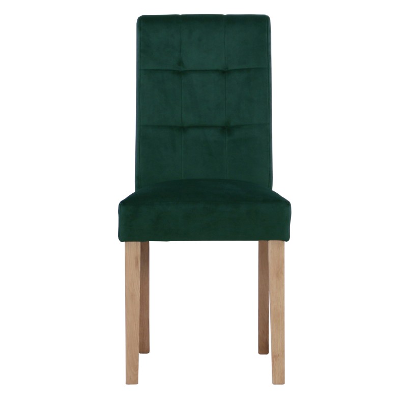 Moreton Oak Forest Velvet Chair