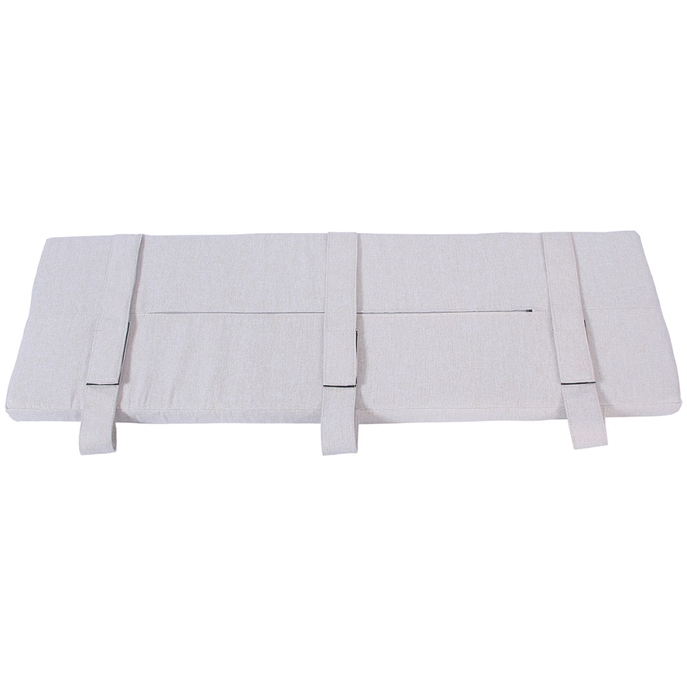 Moreton Beige Fabric Bench Seat Pad