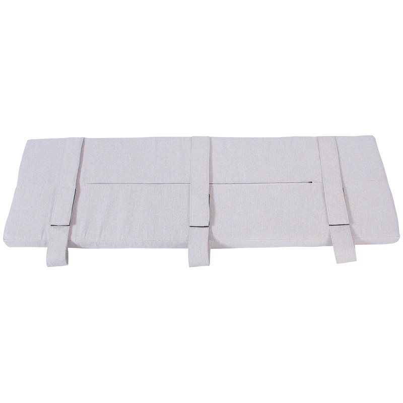 Moreton Beige Fabric Bench Seat Pad