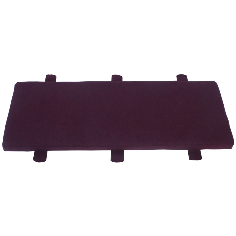 Moreton Maroon Fabric Bench Seat Pad