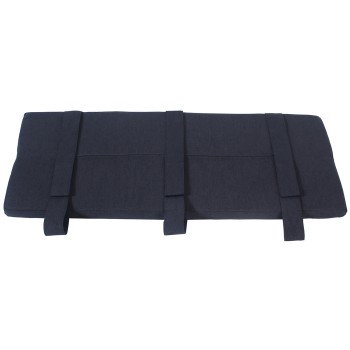 Moreton Dark Grey Fabric Bench Seat Pad