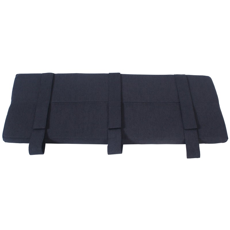 Moreton Dark Grey Fabric Bench Seat Pad