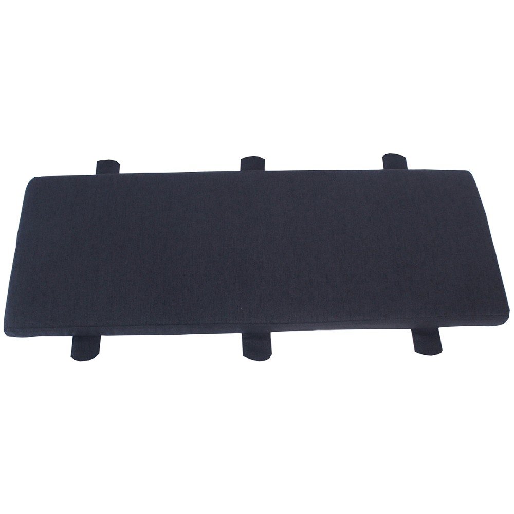 Moreton Dark Grey Fabric Bench Seat Pad