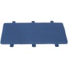 Moreton Blue Fabric Bench Seat Pad