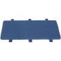 Moreton Blue Fabric Bench Seat Pad