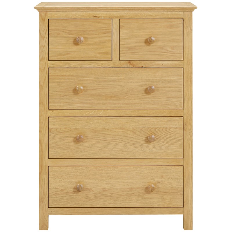 Moreton Oak 2 Over 3 Chest