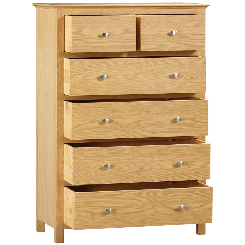 Moreton Oak 2 Over 4 Chest Moreton Oak 2 Over 4 Chest