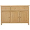 Moreton Oak 3 Door 3 Drawer Sideboard