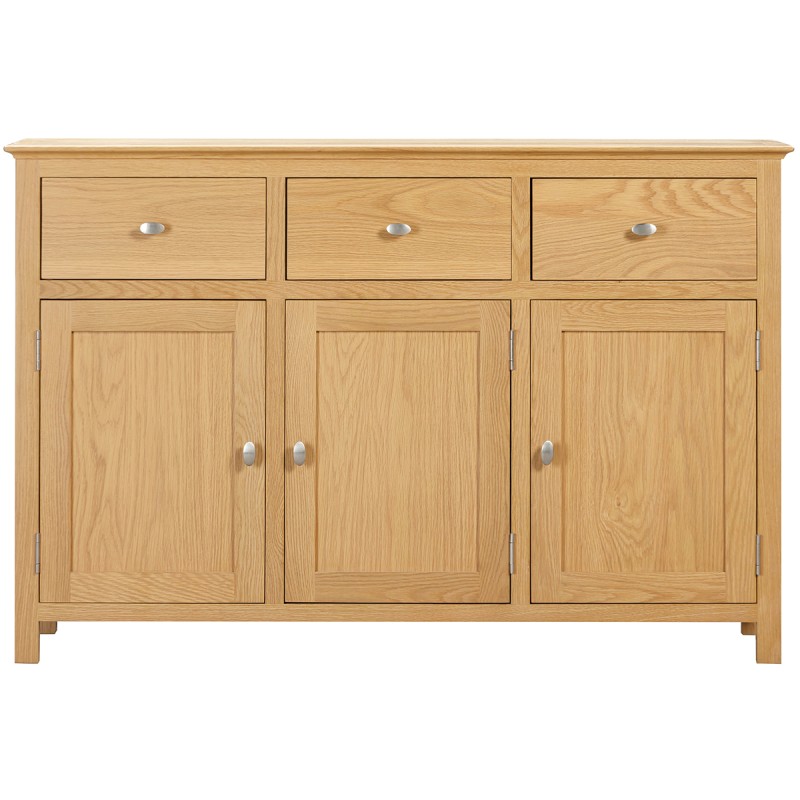Moreton Oak 3 Door 3 Drawer Sideboard