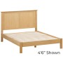 Moreton Oak 3' Single Panel Bed
