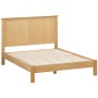 Moreton Oak 4'6 Dobule Panel Bed