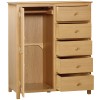 Moreton Oak Combination Wardrobe