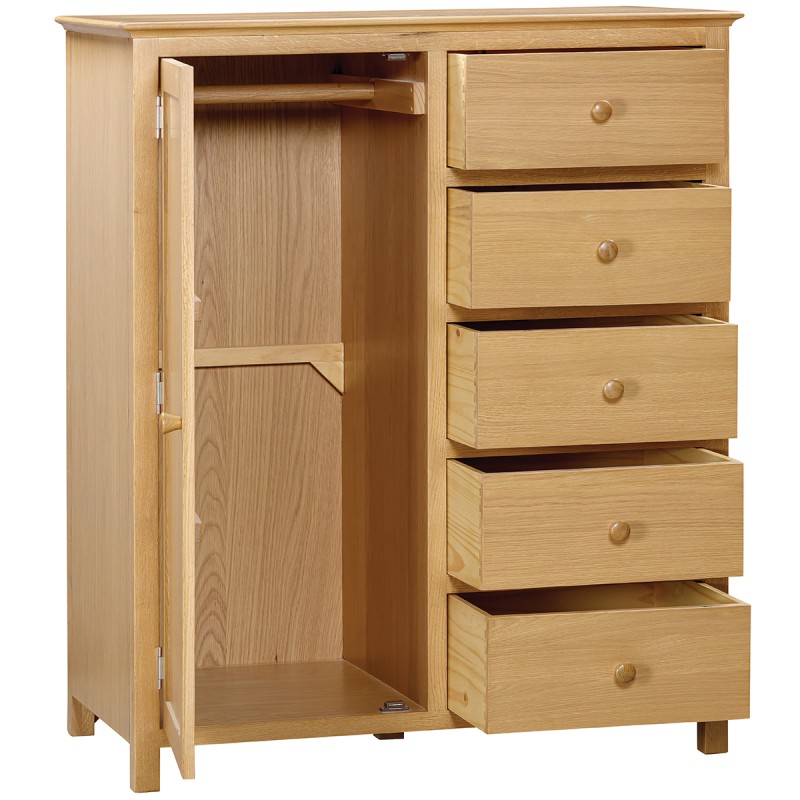 Moreton Oak Combination Wardrobe