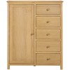 Moreton Oak Combination Wardrobe