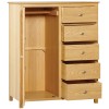 Moreton Oak Combination Wardrobe