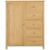 Moreton Oak Combination Wardrobe