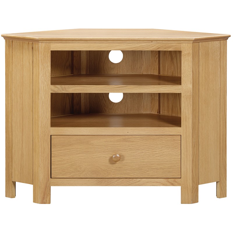 Moreton Oak Corner TV Unit
