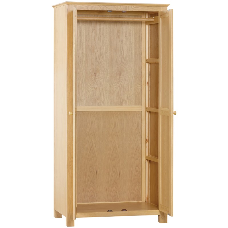 Moreton Oak Double Wardrobe