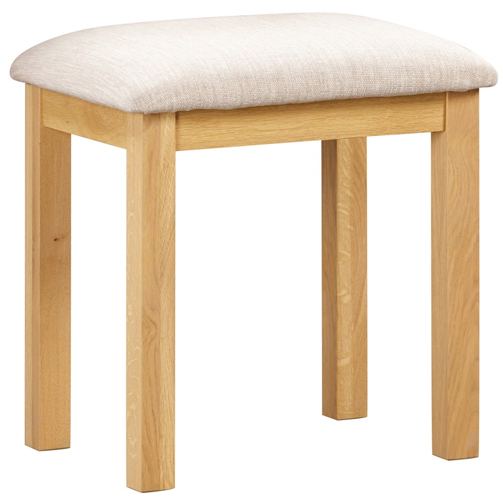 Moreton Oak Dressing Table Stool