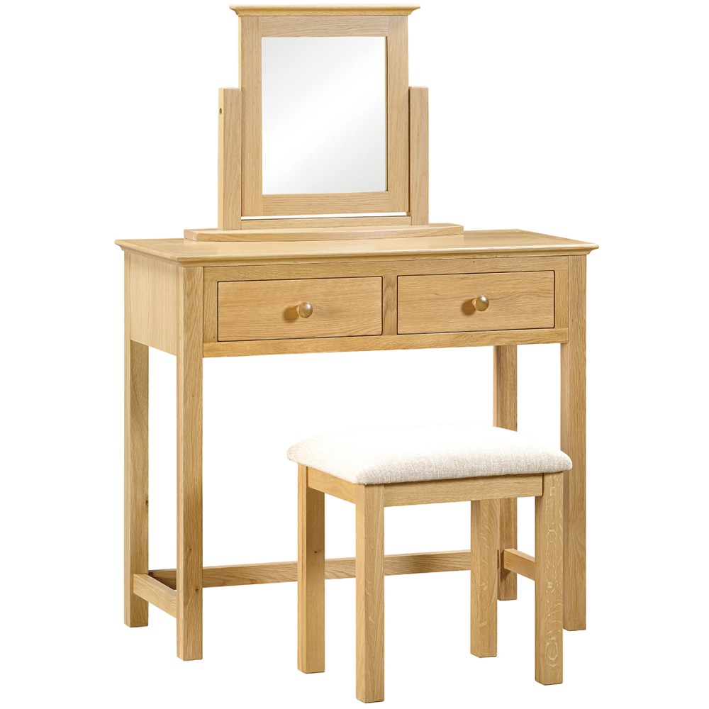 Moreton Oak Dressing Table Stool