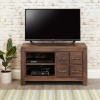 Mayan Walnut Four Drawer Television Cabinet