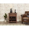 Mayan Wine Rack Lamp Table