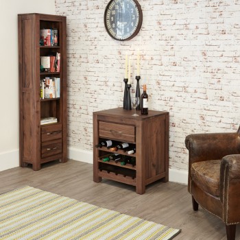 Mayan Wine Rack Lamp Table