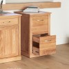 Mobel Oak Two Drawer Filing Cabinet