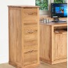 Mobel Oak 3 Drawer Filing Cabinet