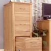 Mobel Oak 3 Drawer Filing Cabinet